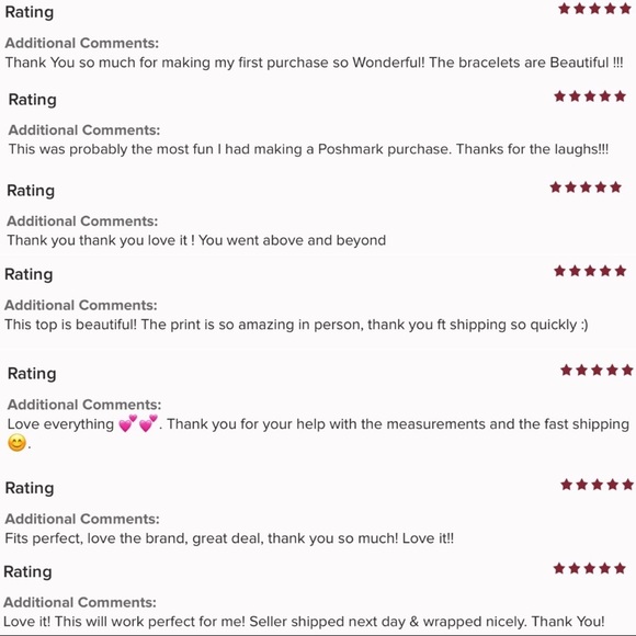 Read feedback customers have left for me! - Picture 2 of 2